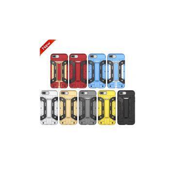 Fashion Armor Coque 2 in 1 brand Case cover For iPhone 5 5s 6 6s 7 7plus With Card Slots and Stand For Samsung galaxy S7edge N5 7