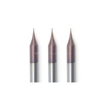 2 Flute Micro Flat End Mills For 55HRC With TiAlN Coated