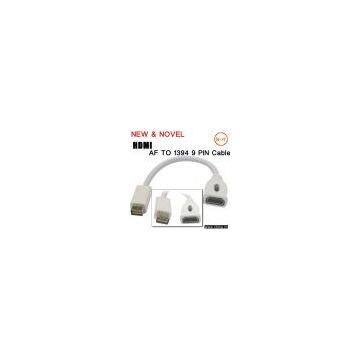 Hdmi Af to 1394 9 PIN Cable