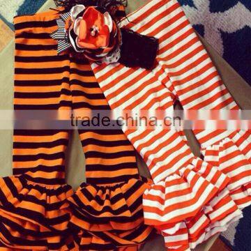 OEM pernickety remake baby girls triple red white stripe ruffle pants M5040220