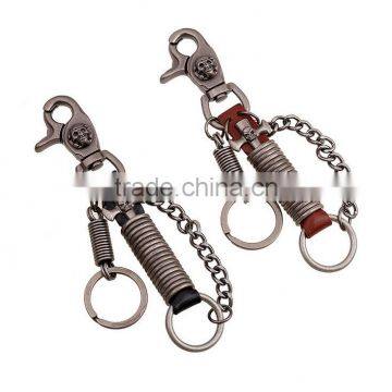 2015 New Product Leather Key Ring Key Holder,Popular Metal Key Chain