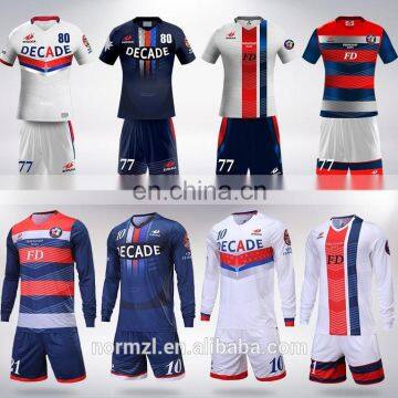 100% polyester OEM sublimation custom team soccer jersey manufacturer wholesale