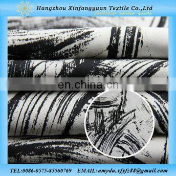 black and white wholesale printed tencel cotton fabric from china manufacturers