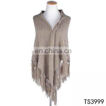 TOROS fashion winter women 100% acrylic knit magic tassel shawl scarf