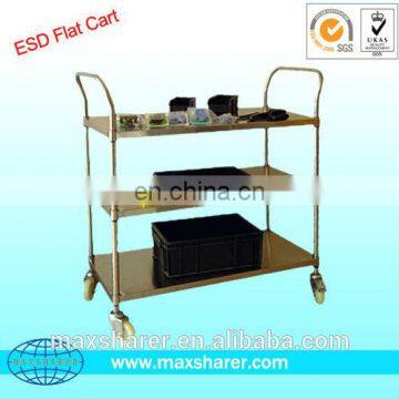 Adjustable Double Handle ESD Cart with Wheels B0405