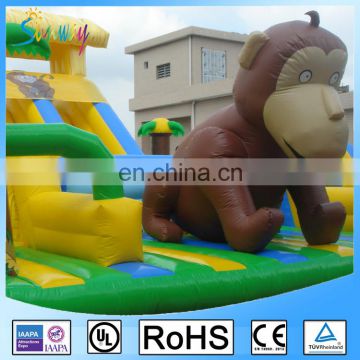 Sunway Outdoor Kids Inflatable Monkey Play Station Large Inflatable Fun City