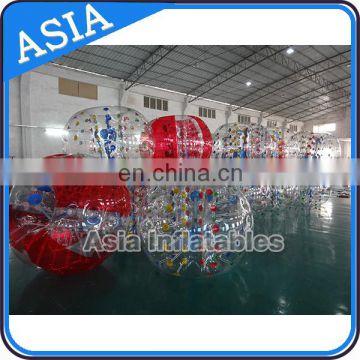 2017 popular sale PVC or TPU Dia 1.2m 1.5m 1.8m inflatable human hamster ball zorb ball battle ball