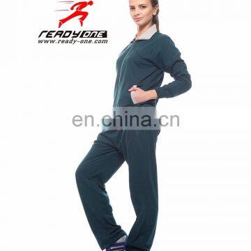 new design womens ladies blank Sweatshirt Pants 2Pcs Split Tracksuits