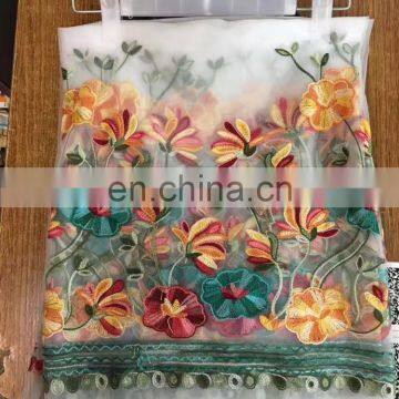 Factory Direct Produce 3D Embroidery Tulle Lace Fabric Wholesale photo-2