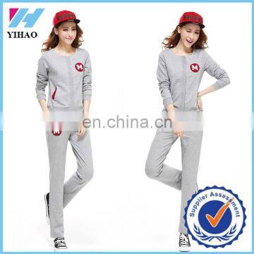 Yihao New listing ! wholesale custom fashion korean version comfortable leisure sports clothes suits