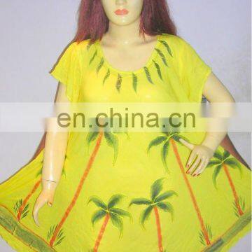 Latest Design Casual Dress Printed 2016 Long Umbrella Dress photo-1