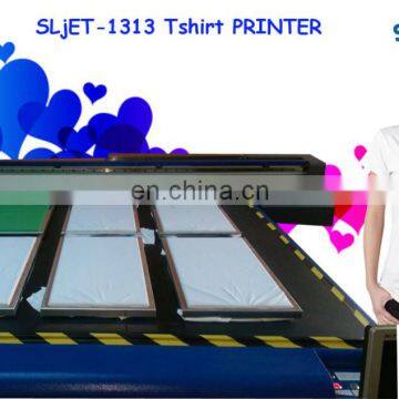 SLJET handy direct logo inkjet t shirt garment flatbed inkjet tarpaulin printer printing machine for sale