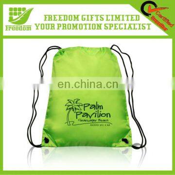 Promotional Logo Branded Polyester Drawstring Bag