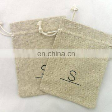 Jute Wedding Favor Pouches Drawstring Pouches Small Jewelry Bags 10*15cm photo-3