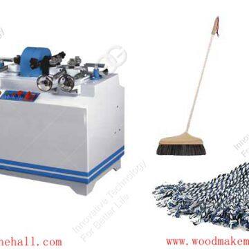 Automatic broom handle making machine manufacturer wood round stick making machine