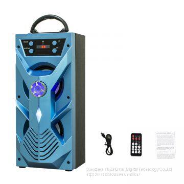 Audio Amplifier 4 Inch 10W Wood Portable Multifunctional Wireless Trolley Speakers photo-3