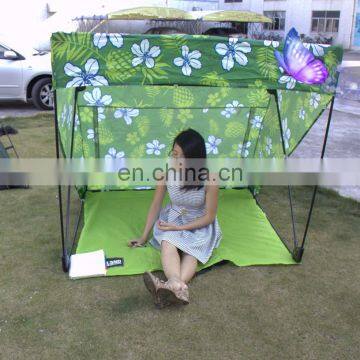 Hot Sale Green Pop Up Cabin Sunshelter Beach Tent