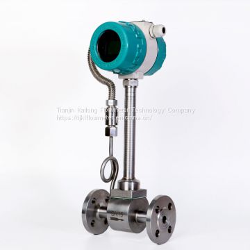 High accuracy flow measurement steam vortex flow meter