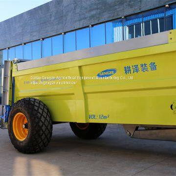 Gengze 2019 Newest Organic Tow Behind Manure Fertilizer Fertiliser Spreader Trailer photo-4