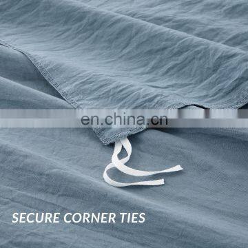 Amazon Basics Hot Sell Ins Style Bedding Set Bed Sheets King Microfiber Duvet Cover Set photo-4