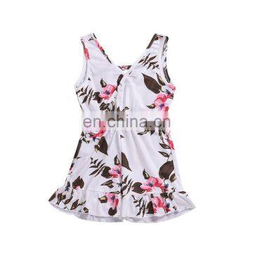 Sleeveless floral pattern romper cute and Soft Baby Girls Romper wholesale price