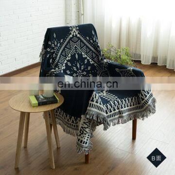 RAWHOUSE Woven Jacquard Throw Blanket Cotton Couch Cover Sofa Cover Home Decorative Cotton Throws Woven photo-6