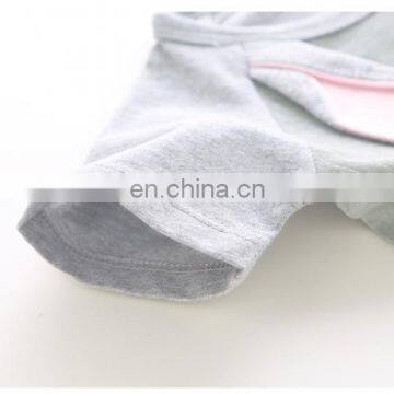 Newborn Baby Clothes Lovely Rabbit Printed Summer Cotton Short Sleeve Baby Boy Girl Romper photo-2