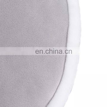 Cheap Wholesale Grey Plush Decoration Pillows Round Cake Stuffed Chair Pad Round Car Seat Cushion Pillow photo-7