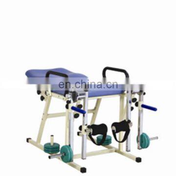 Physical therapy rehabilitation chair for leg exercise