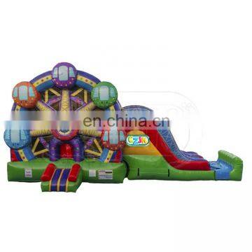 5 in 1 ferris wheel combo inflatable bouncer bouncy jumping castle bounce house