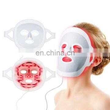 Beauty Care Device Pdt Light 3 Colors Led Face Therapy Mask photo-6