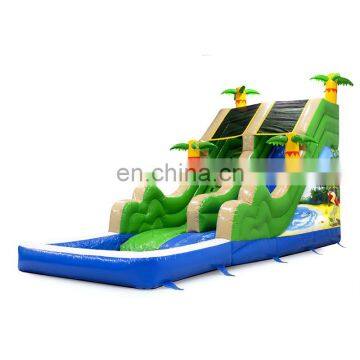 Jungle Inflatable Pool Water Slide Backyard Commercial Kids Waterslide With Pool