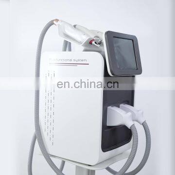 Professional multifunction 3 in 1 ipl nd yag laser tattoo removal face lifting face rf hair removal machine