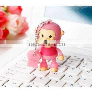 Monkey Cartoon Usb Flash Memory 1gb 2gb 8gb 16gb 32gb 64gb