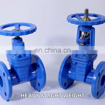 3 inch DN80 rising stem resilient seat gate valve with DI Body 2CR13 handwheel