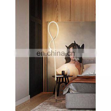 New Products 2019 Floor Lamp Modern Acrylic,Metal+silica Led Floor Lamp