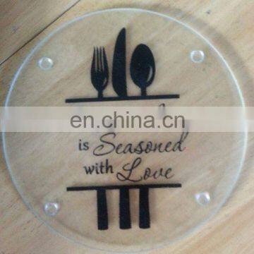 5mm 6mm Customized Shape Silk Screen Printing Tempered Weight Scale Glass photo-6