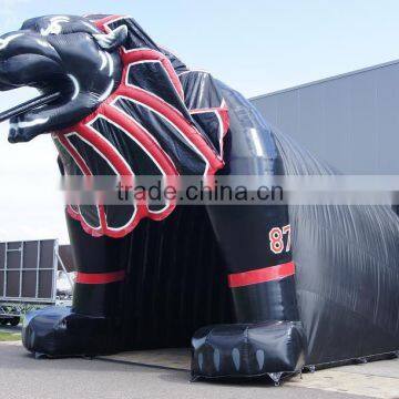 Animal type giant inflatable tunnel tent for promotion/advertisement in sell