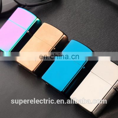 2017 Environmental protection usb rechargeable electronic cigarette lighter metal usb electronic lighter no flame Arc lighter