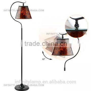 Famous Beautiful European Energy Saving Mica Swinging Office Hotel Living Room Floor Lamp Light photo-3