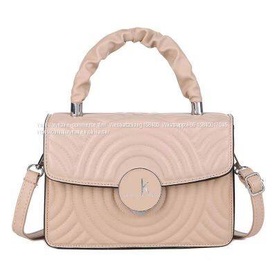 2021 new trendy fashion chain small square bag Korean embossed one shoulder crossbody bags