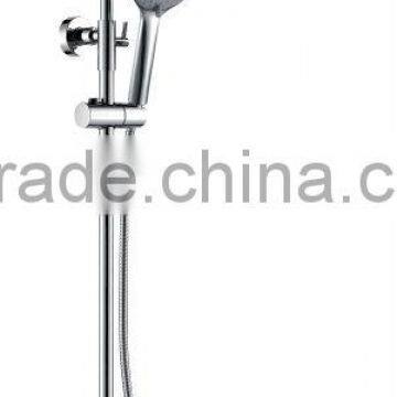 Simple Sliding Rail Bath Shower Set With Mixer