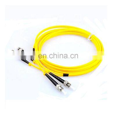 ST UPC Duplex Single mode G652D Fiber Optic Patch cord Fiber Jumper st/upc sm dx fiber optic patch cord