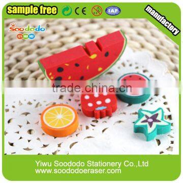 Fruit 2d Flat Stationery Target Eraser