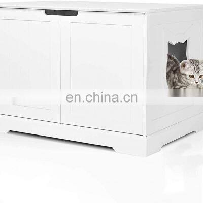 Cat Washroom Storage Bench Spacious Cat Storage Cabinet