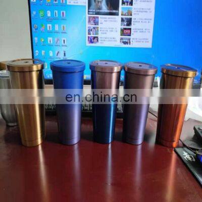 Heat Preservation Business Straight 304 Smart Tumbler Coffee Straw Cup Wine Stainless Steel photo-3