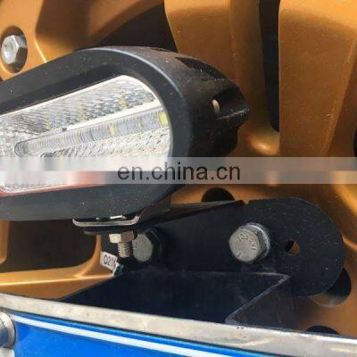 6.25 Inch Flood Beam Brake Light Led Waterproof IP67 Stop Brake Light Lantsun photo-3