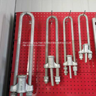 Pole line hardware for overhead transmission line