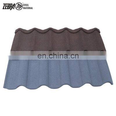 Hot Sale Roofing Tile House Villa Panel Building Material Stone Color Coated Metal Roofing Tile photo-4