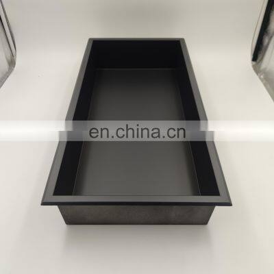 High Quality Black Stainless Steel Gold White Brushed Nickel Bathroom Wall Metal Recess Shower Niche Shelf photo-4